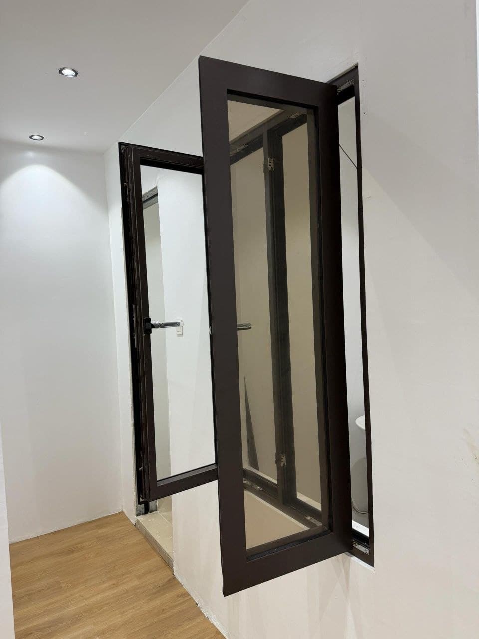 Aluminium doors installed by Sahel Alloys Concept